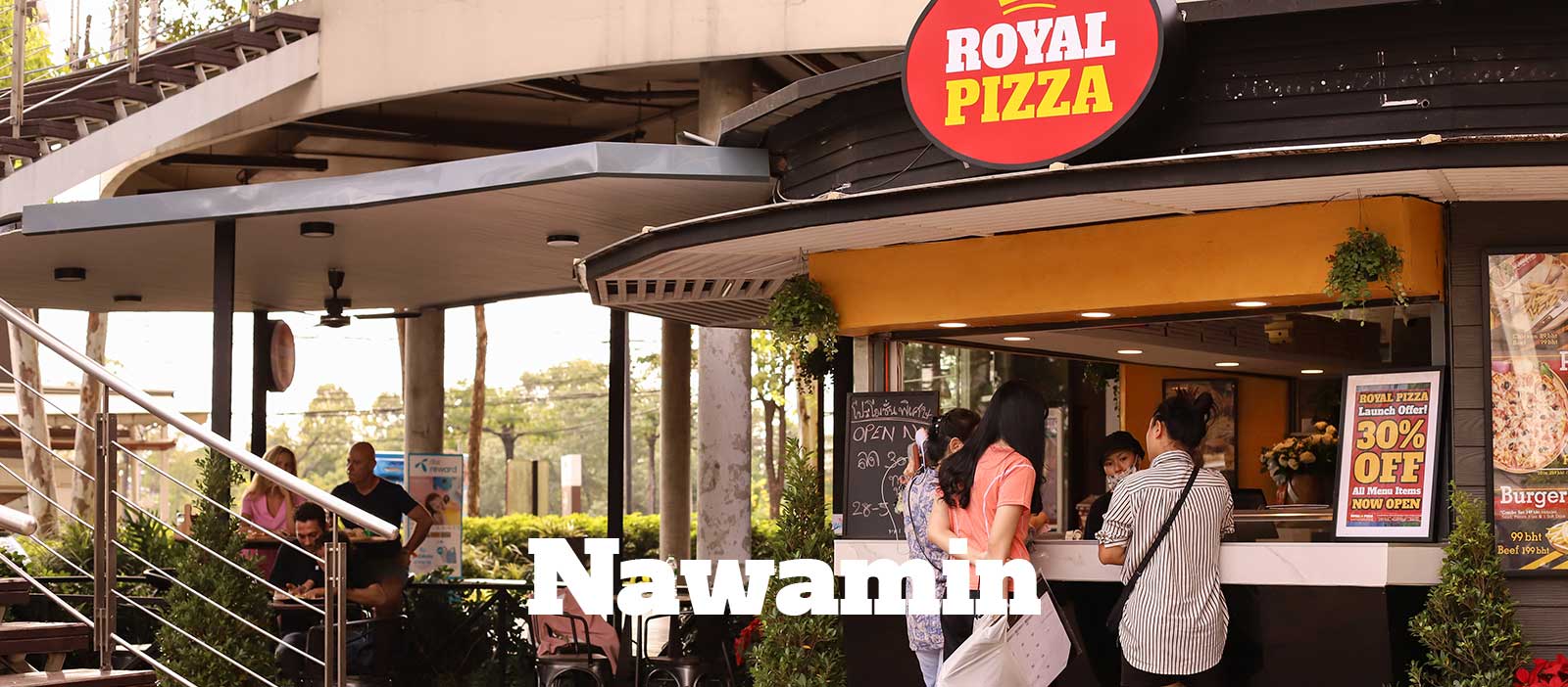 royal pizza co narwamin bangkok