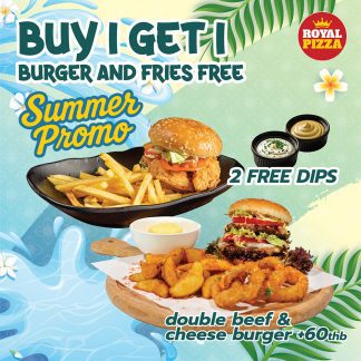 Burger and Fries BOGO